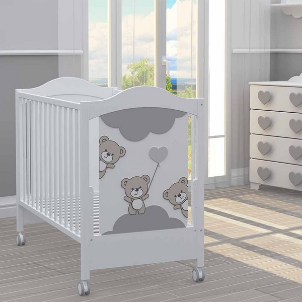 Продукт Bambino Casa Tre Orsetti Grigio - Бебешко креватче  - 0 - BG Hlapeta